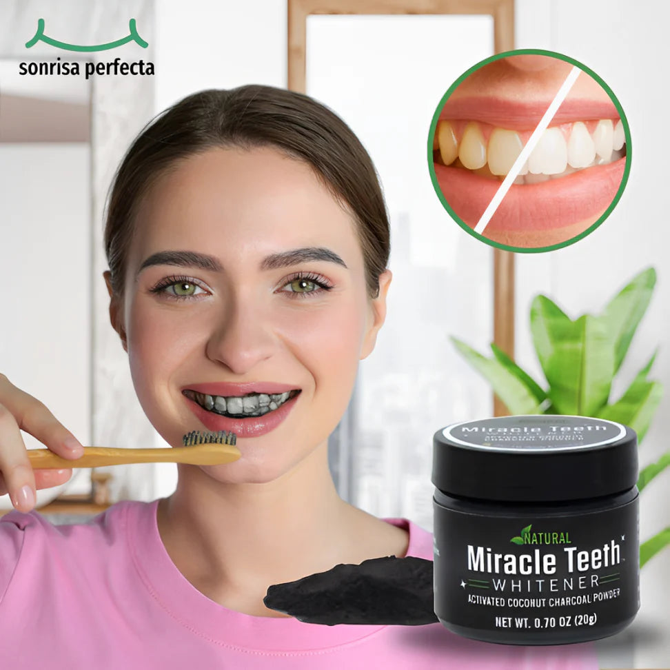 MIRACLE TEETH 🦷 BLANQUEAMENTO NATURAL PERFECTO 🇺🇸