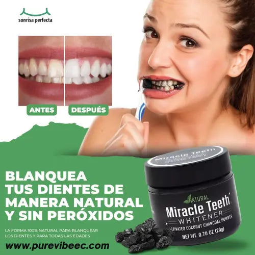 MIRACLE TEETH 🦷 BLANQUEAMENTO NATURAL PERFECTO 🇺🇸