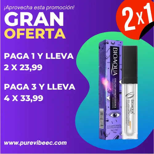 EYELASH BIOAQUA™ 🇺🇸 2X1- PESTAÑAS Y CEJAS IMPACTANTES + EBOOK GRATIS 🎁