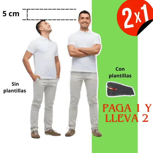 TEMPGROW 🇺🇸 - PLANTILLAS PARA AUMENTAR TU ESTATURA RAPIDO HASTA 7CM | 2x1